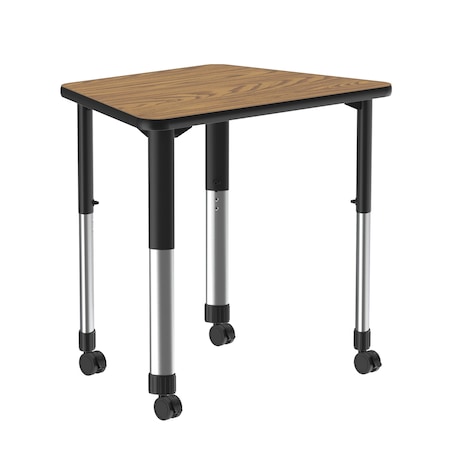 HPL Collaborative Desk - Casters - Trap